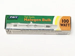 FEIT ELECTRIC Light BULB 100W 130V Short RSC R7S T3 78mm Q100T3/CL/S-130 - Picture 1 of 3