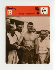 #TN09855 BRUCE WOODCOCK 1970'S Sportscaster Boxing Card