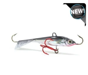 Clam Tikka Mino 3/16 oz - Silver Black Holo - 1 11/16" Puppet Minnow Darter - Bild 1 von 1