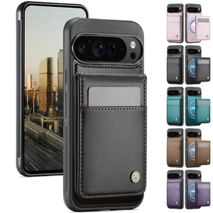 Detachable Wallet Magnetic Leather Stand Case For Google Pixel 9 Pro/9 Pro XL - Photo 1 sur 71