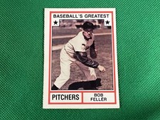 1982 TCMA Greatest Pitchers #1 Bob Feller Cleveland Indians