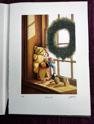 Bob Timberlake, «Рождественские друзья» подписанный и пронумерованный, изобразительное искусство печати, 1996 праздник - Изображение 1 из 4