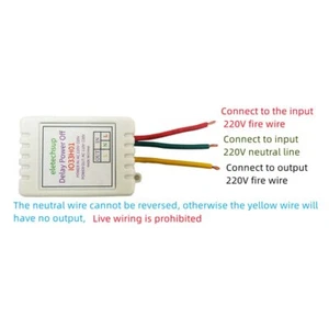 1 pz Interruttore relè ritardo accensione AC 110 V 220 V AC timer di uscita tensione 7 A - Foto 1 di 12