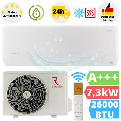 Rotenso Revio Klimaanlage 26000BTU Klimagerät Ionisator Klima WLAN 7,3 kW - Bild 1 von 4