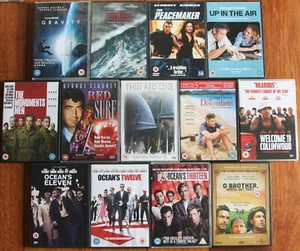 GEORGE CLOONEY BEST of MEGA collection 13 x dvd job lot BUNDLE joblot - Picture 1 of 1