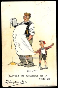 Early Comic Postcard: Japhet In Search of a Father. Dudley Hardy. Posted 1903 - Picture 1 of 2