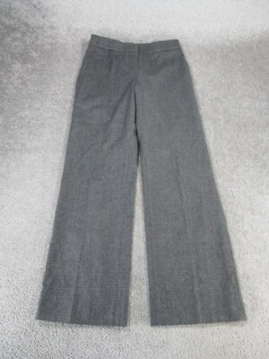 Gunex Dress Pants Womens 2 Gray Check Wool Blend * - Image 1 of 4