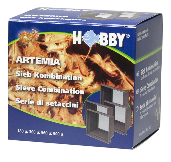Hobby Artemia Siebkombination - 4er Pack Sieb für Artemia 120, 300, 560, 900 mµ - Bild 1 von 1