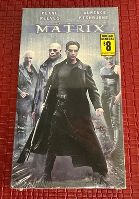 FIRST PRINT The Matrix VHS 1999 SEALED Keanu Reeves Warner Brothers Rare CGC - Image 1 of 4
