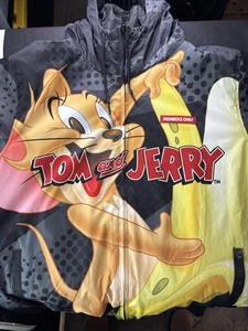 Giacca puffer Tom & Jerry AOP solo membri XL nuova con etichette ottimo colore! - Foto 1 di 13