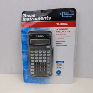 Texas Instruments TI-30Xa wissenschaftlicher Taschenrechner Mathematik Mathematik SAT ACT AP - Bild 1 von 2