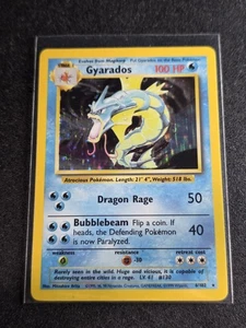 Pokémon Gyarados Holo Rare TCG, Base Set Karte, 6/102 Vintage 1999 - Bild 1 von 19