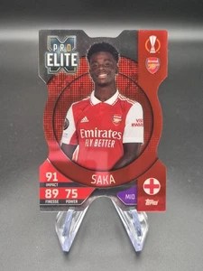 Topps Match Attax Extra UCC 2022-23 - Bukayo Saka Arsenal FC - Pro Elite - Picture 1 of 2