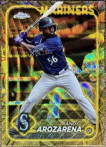 Randy Arozarena 2024 Topps Gilded Collection Gold Wave #73/75 Mariners #13 - Bild 1 von 2