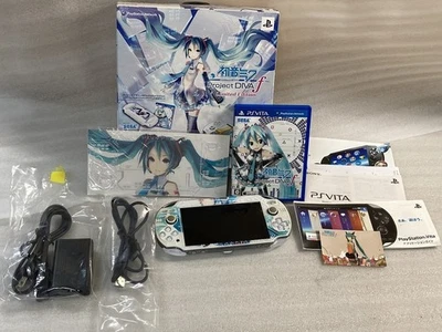 Rare PS Vita Hatsune Miku Project DIVA f Limited Edition PCH-1000 Wi-Fi - Image 1 of 4