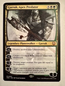 MTG - Garruk, Apex Predator - Commander: Modern Horizons 3 - Near Mint - Picture 1 of 1