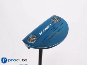 Nice Left Handed Mizuno M-CRAFT OMOI 05 Blue Ion Center Shaft 37" PUTTER 457732 - Picture 1 of 5