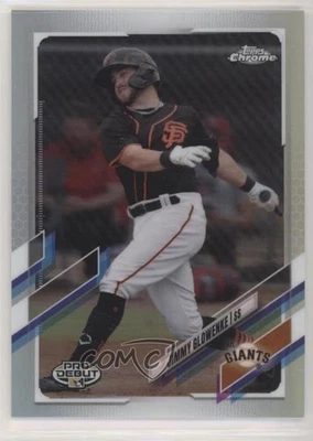 2021 Topps Pro Debut Chrome Refractor /99 Jimmy Glowenke #PDC-40 - Image 1 of 2