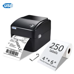 VRETTI Thermal Shipping Label Printer 4x6 USB w/250 Labels For UPS POSHMARK ETSY - Bild 1 von 9