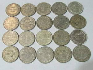 Dólar de plata República de Liberia 1962 ~ acuñado en Pa, EE. UU. ~ 0,90% plata - Imagen 1 de 6