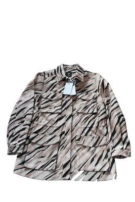 Ted Baker Womens Printed Denim Jacket Size 1 UK 8 Small BNWT RRP £235 - Image 1 of 4