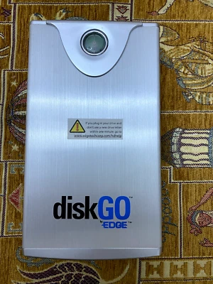 DiskGo Edge 80GB External Desktop HD - Mint condition - Tested 07/24, works fine - Image 1 of 4