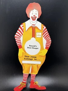 Lote de 10 colgadores de puerta Ronald McDonald 1992 11" nuevo stock antiguo - Imagen 1 de 5