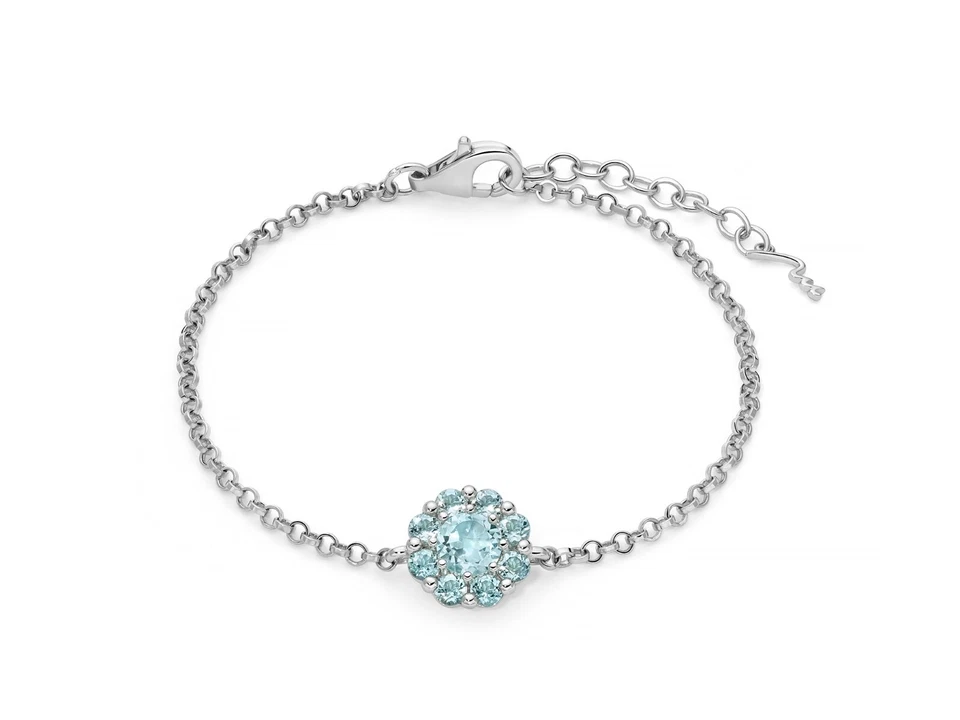 Bracciale Miluna Gemma del Cielo in argento con topazio BRD993 - Immagine 1 di 1