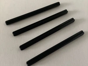 LEGO Part 3707 (4pcs) Black Technic 8L Axle - Picture 1 of 1