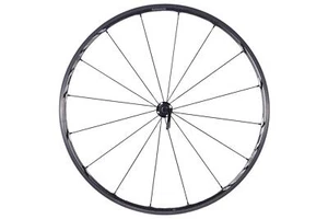 USED Shimano WH-RS81 C24 Carbon/Alloy Road Rim Brake Front Wheel 100mm QR - Picture 1 of 11
