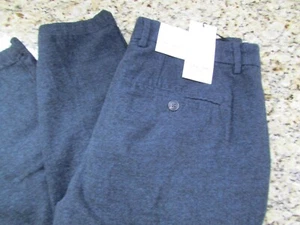 NUOVO GOODFELLOW PANTALONE SLIM VESTITO PANTALONE UOMO 38X32 FODERATO NAVY - Foto 1 di 7
