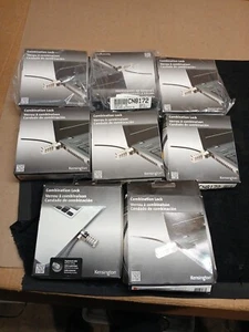 Kensington Combination Laptop Lock With Carbon Steel Cable - New! lot of 7 - Picture 1 of 5