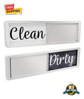 Imán para lavavajillas letrero limpio/sucio, indicador universal para organización de cocina Foto 1 de 4