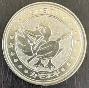 Pokemon Battle Coin Metal Farfetch'd Meiji 1999 1st Edition Vintage - Picture 1 of 18