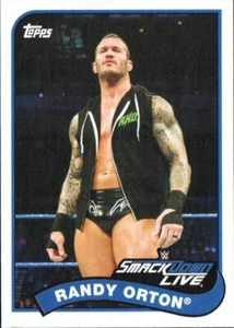2018 Topps WWE Heritage tarjeta de lucha libre #61 Randy Orton - Imagen 1 de 2