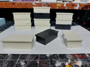 1/32 -code 3 squad fire engine truck rescue storage boxes - Picture 1 of 2