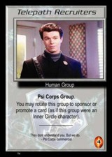 Telepath recruiters-psi-corps-Babylon 5 CCG TCG