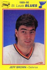 1989-90 St. Louis Blues Kodak #2 Jeff Brown