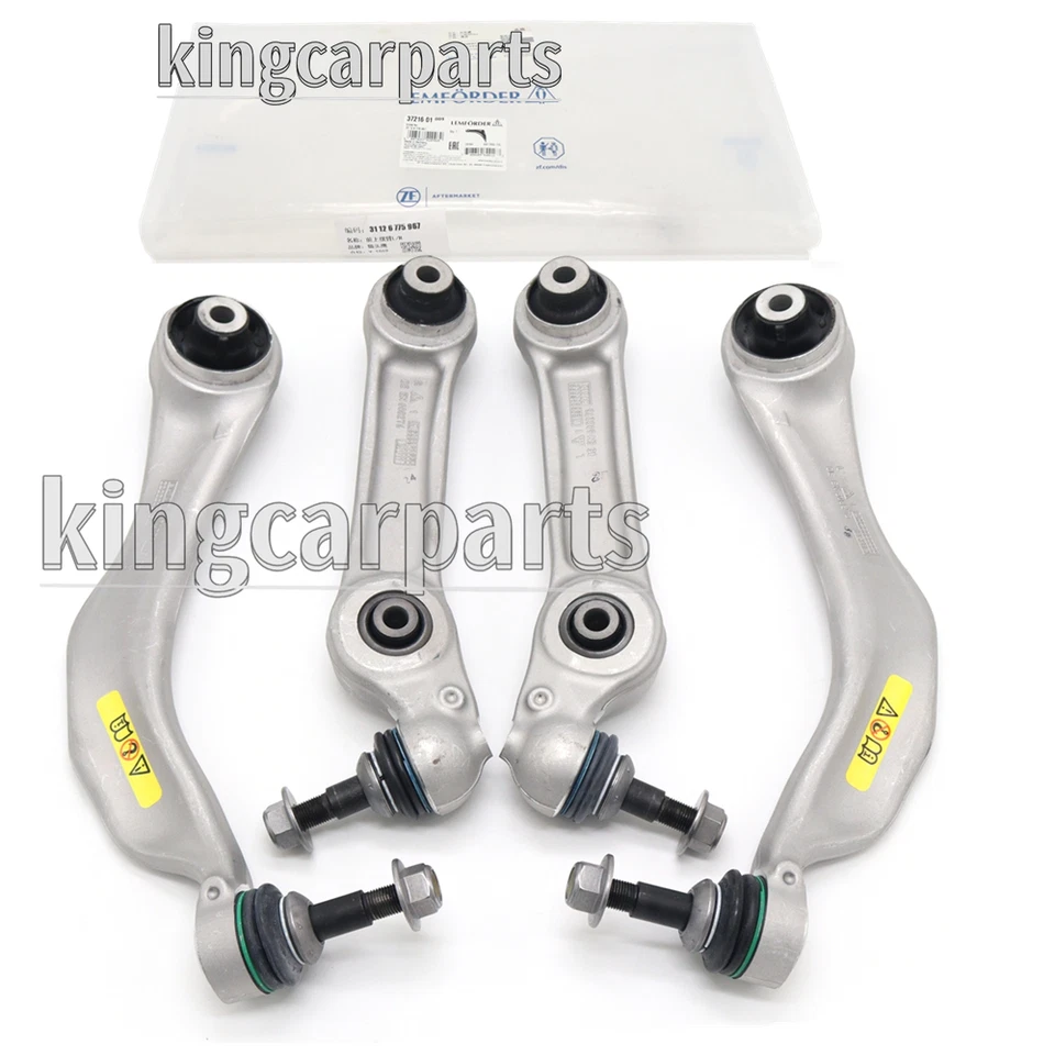 4x Kit de brazo de control inferior delantero OEM Lemförder para BMW 528i 535i 550i 2011-2016 Foto 1 de 4