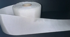 White Grosgrain Ribbon 3 inches wide 10 yards Wide White Ribbon - Picture 1 of 1