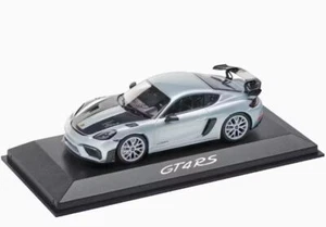 Minichamps 1:43 Porsche 718 Cayman GT4 RS 2002 Blue Dealer ver WAP0200020NGT4 - Picture 1 of 2