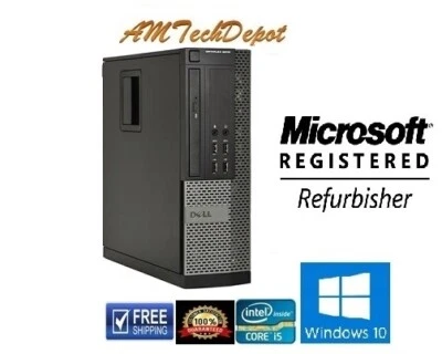 Dell Optiplex 9010 Core i5 3.2Ghz 16GB Win10 Pro 64-BIT 2TB HDD SFF/Dual Display - Image 1 of 4