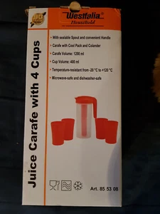 Saftkaraffe und Becher - Bild 1 von 2