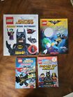 4 Lot Lego Books Batman Visual Dictionary Super Heroes Ready For Action And 2 More