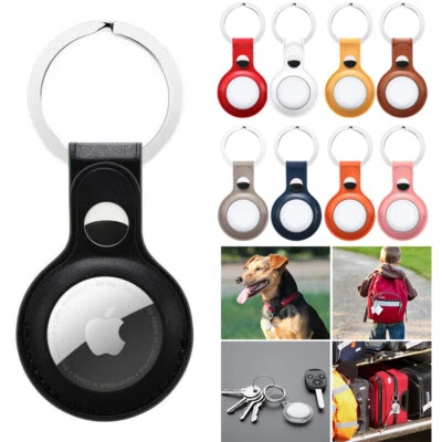 For Apple AirTag Silicone Case Protector Cover Shell Key Chain Tracker Air Tag  - Imagen 1 de 4