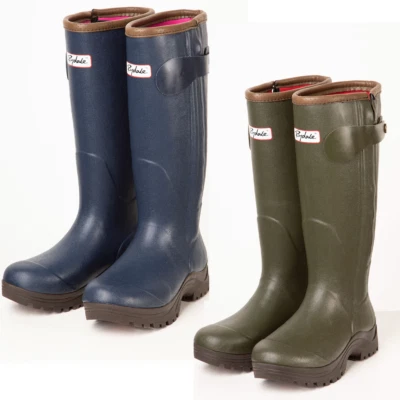 Rydale Neoprene Lined Wellington Boot Wellie Waterproof Boots Footwear 2 Colour - Image 1 of 4