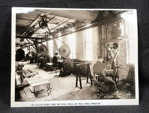 Burkhardt Company Detroit MI Chairs - Punch Press Operations 8x10 Photograph #1 - Picture 1 of 1
