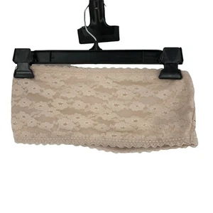 H & M womens bralette bandeau Lace Pink Size 10 0520 Intimates - Picture 1 of 4