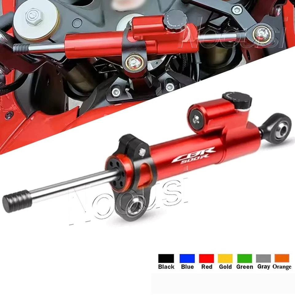 Amortiguador estabilizador de dirección ajustable para Honda CBR500R CBR 500R 2013-2019 2018 Foto 1 de 4