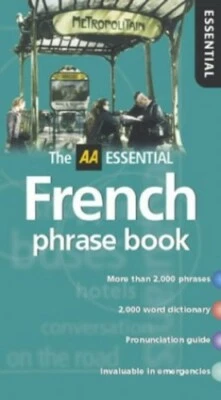 AA Essential French Phrasebook (AA Essential Phrase Book) Paperback Book The - Image 1 of 2